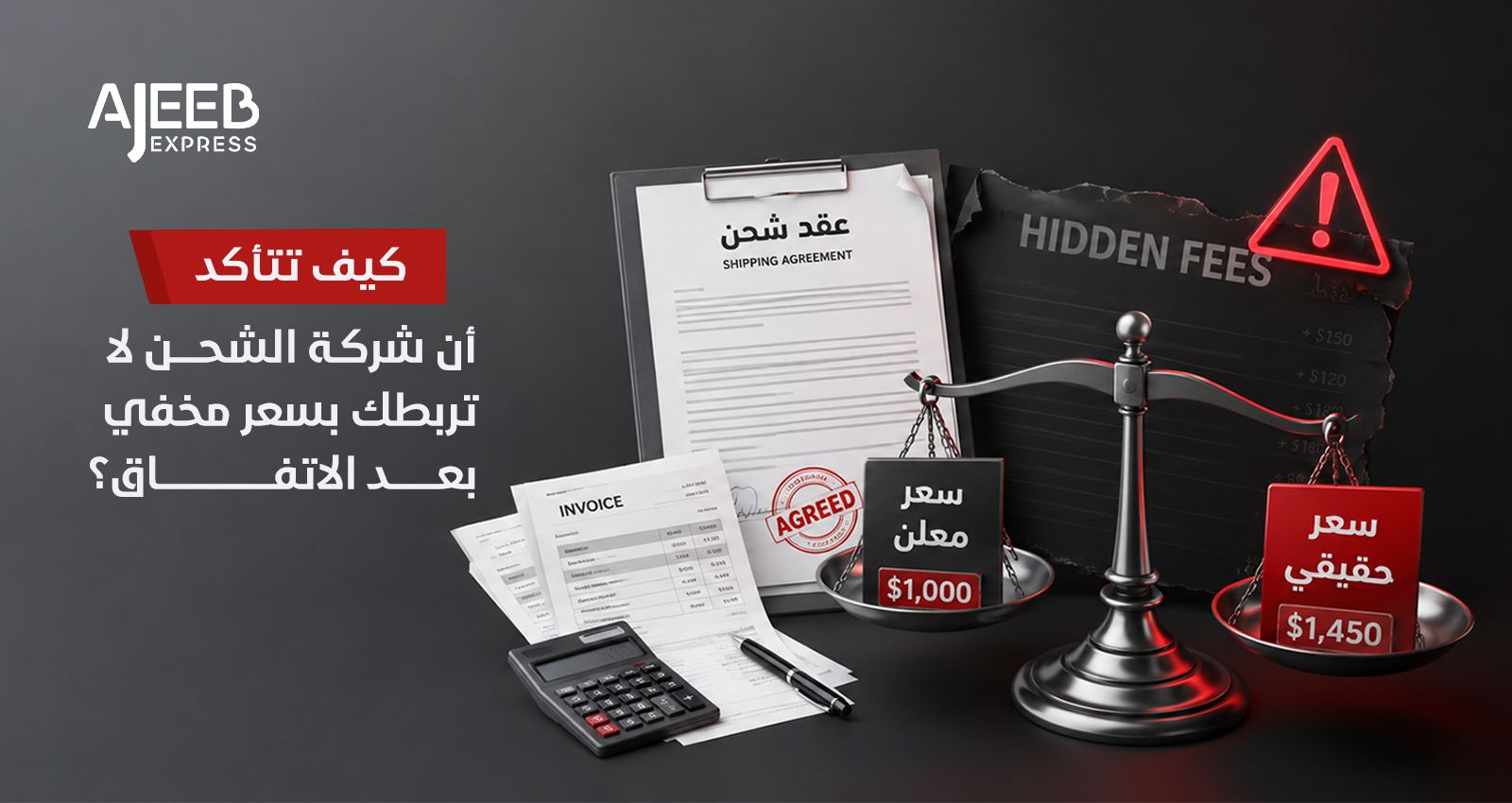 Blog كيف تتأكد أن شركة الشحن لا تفرض عليك رسوماً مخفية بعد توقيع عقد الشحن من الصين إلى السعودية